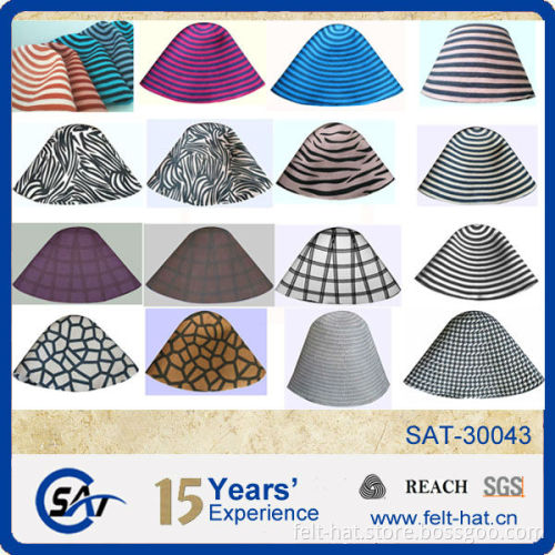 2015 high quality colored pure wool felt hood for wholesale